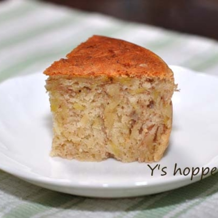 ホットケーキミックスで作る豆乳バナナケーキ